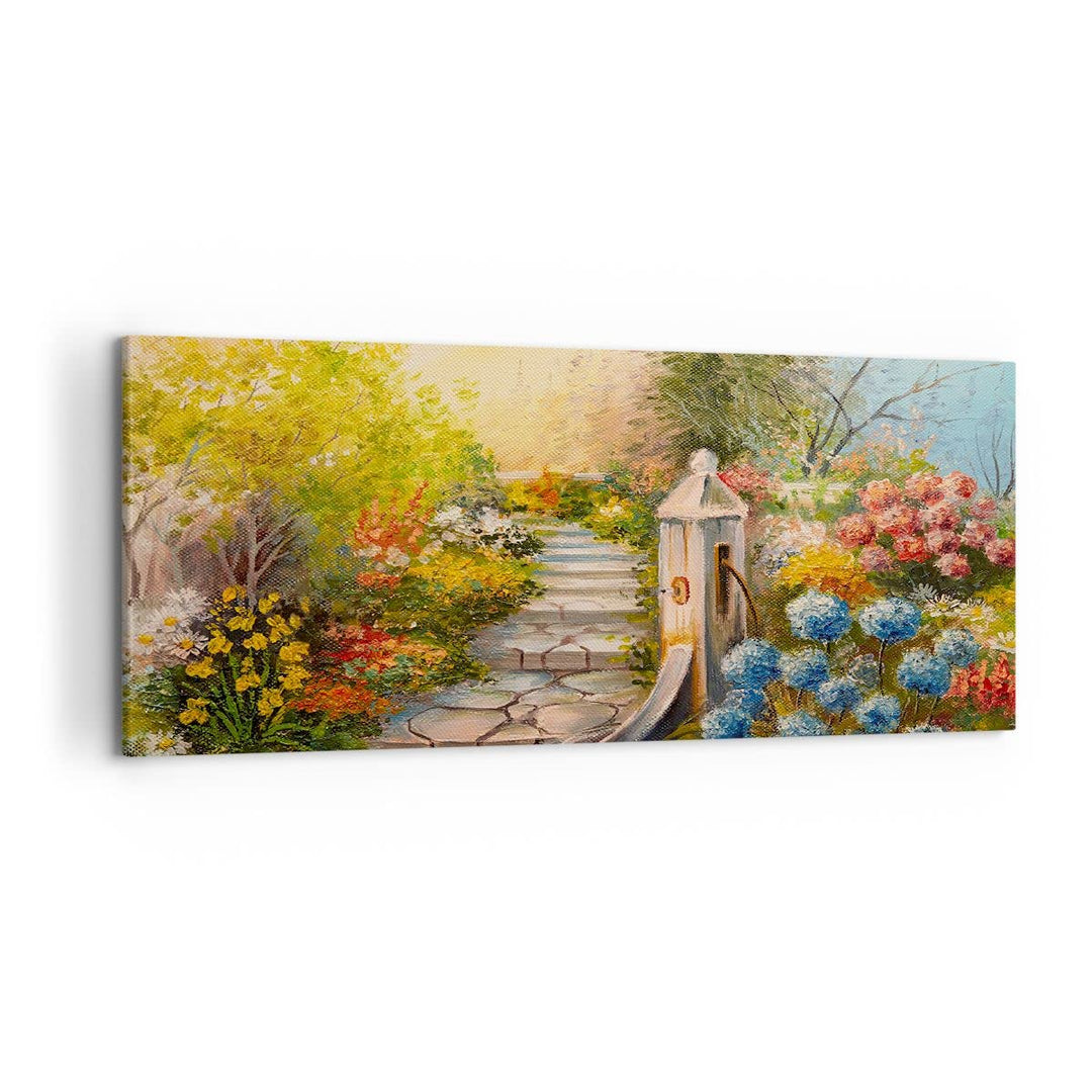 Leinwandbild Botanik Natur 120x50cm aufhängfertig Wanddeko