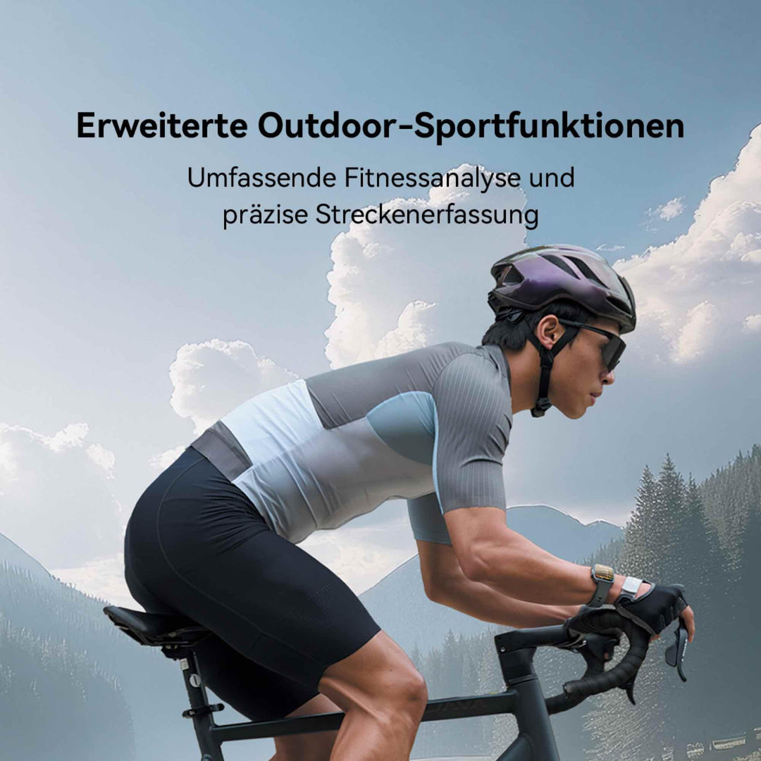 Smartwatch GPS Fitness Tracker 9,5 mm flach 27 g, 10 Tage Akku - Bild 4