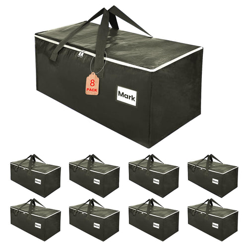 Umzugstasche 93L 8er-Set aus PP-Gewebe faltbar bis 22,7 kg