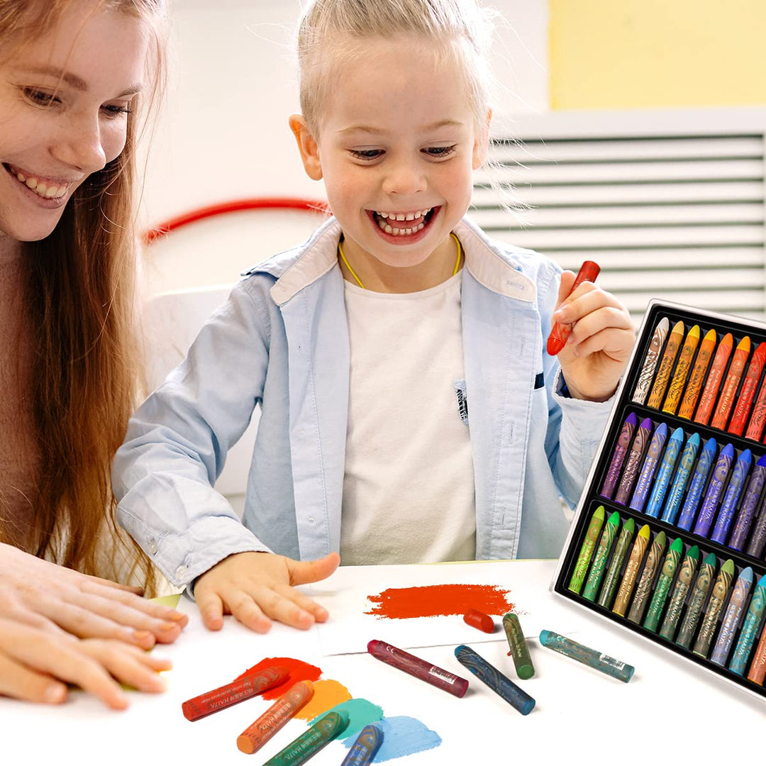 Ölpastellkreiden Set 72 Farben weich für Künstler und Studenten - Bild 7