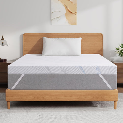 Matratzen Topper 140x200 cm Polyester 7 cm weich