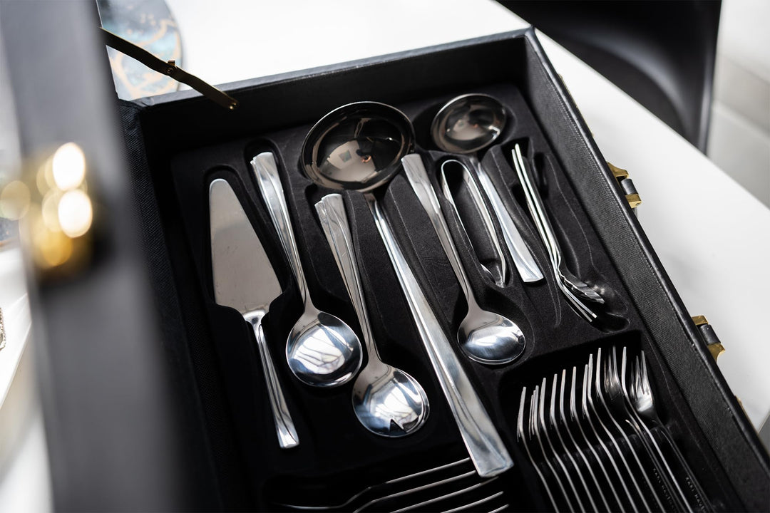 Besteck-Set 72-teilig Edelstahl 18/0 für 12 Personen im Koffer - Bild 8