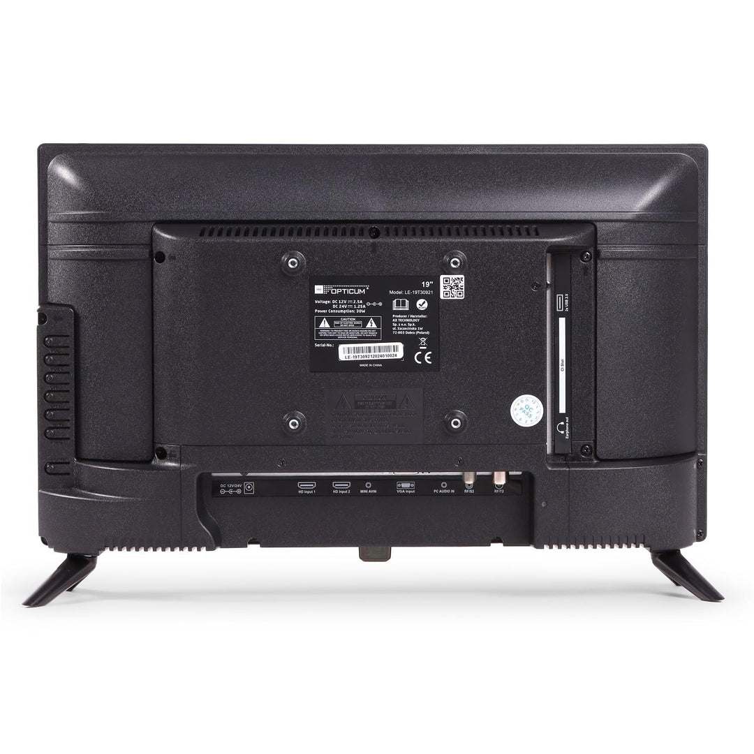 Camping LED TV 19 Zoll Triple Tuner 12V/230V mit PVR und HDMI - Bild 4