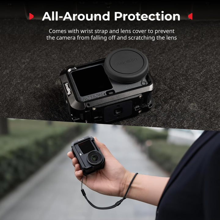 Kamera Cage Aluminiumlegierung für DJI Osmo Action 6, 68g - Bild 8