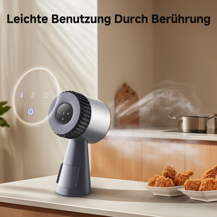 Mini Dunstabzugshaube mobil 3 Stufen Umluft mit Wechselfilter - Bild 5