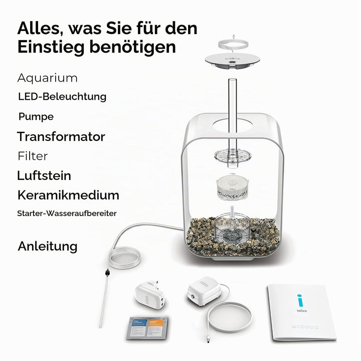 Aquarium-Komplett-Set Acryl 15 L mit LED und Filtersystem - Bild 2