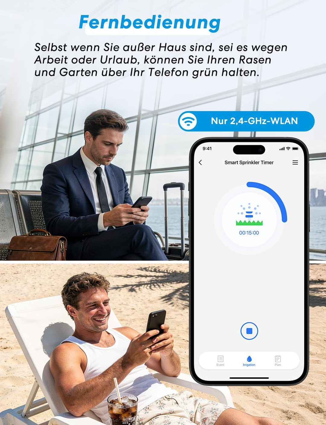 WLAN Bewässerungscomputer mit App-Steuerung Alexa HomeKit 2,4GHz - Bild 7