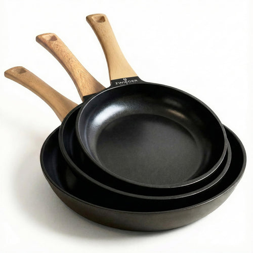 Keramik Pfannenset 3-teilig 20/24/28 cm PFAS-frei für Induktion