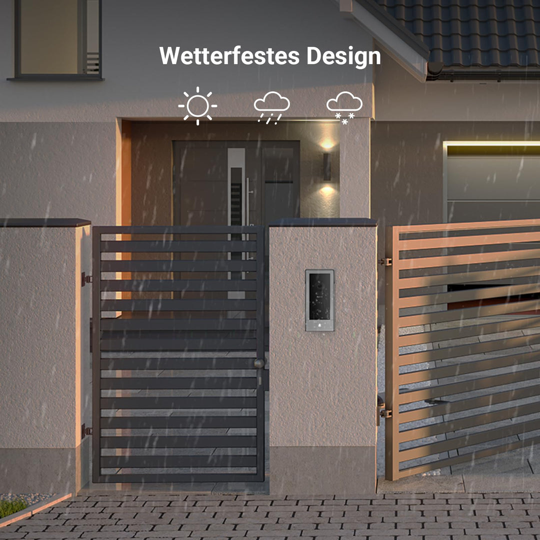 Video-Türsprechanlage WiFi mit 7" Touchscreen und Fernentriegelung - Bild 9
