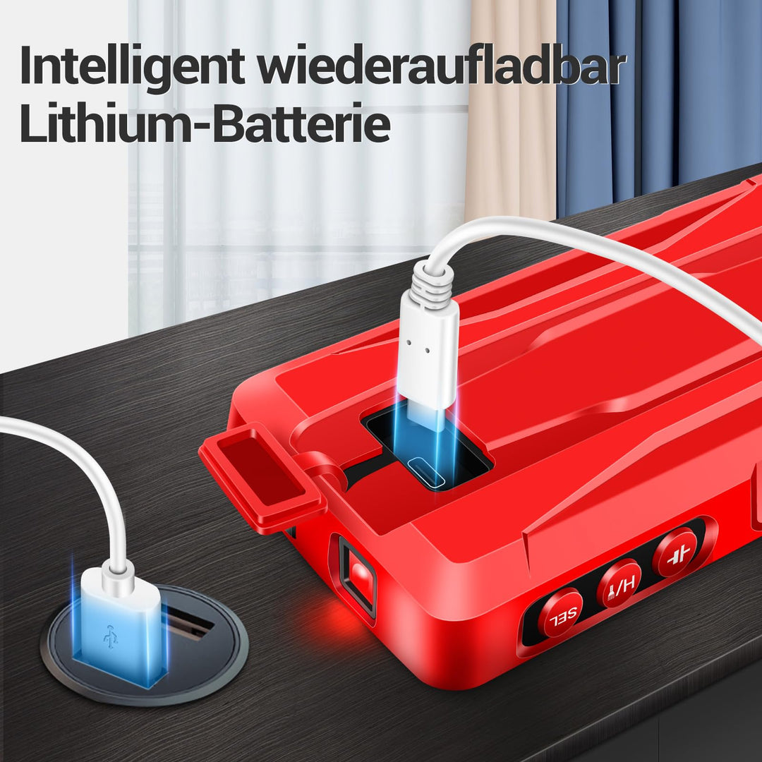 Digitales Multimeter wiederaufladbar USB-C 5-Zoll-Display Elektriker - Bild 3