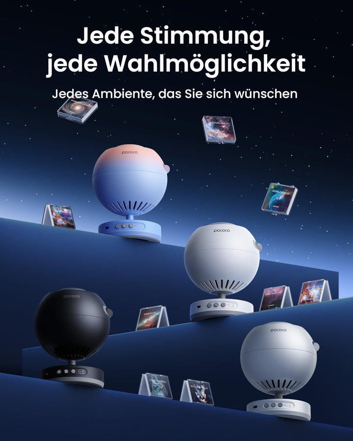 Sternenhimmel Projektor HD Weitwinkel mit 5K-Disc Heimplanetarium - Bild 7