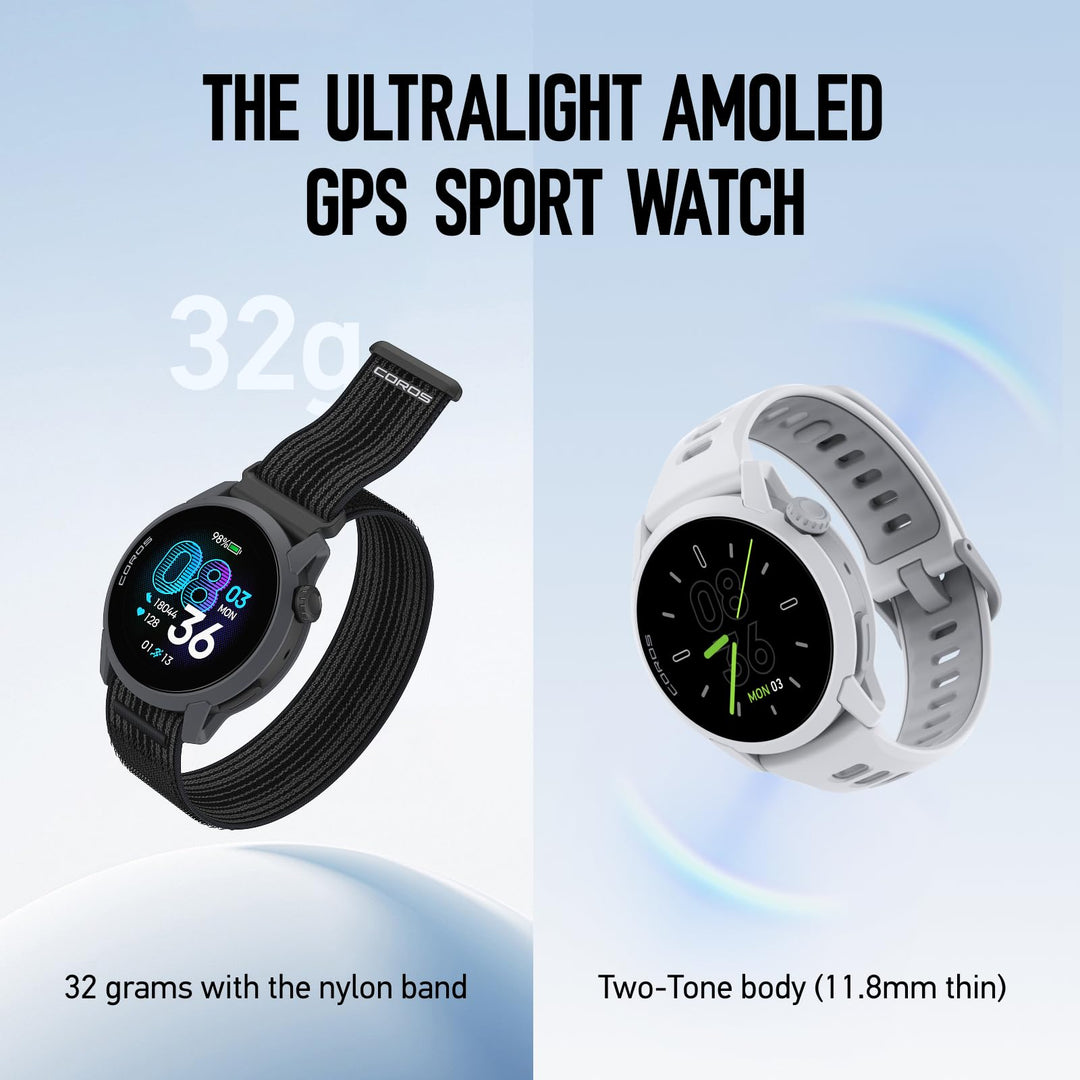 Sportuhr GPS AMOLED 32g ultraleicht 41h Akku Laufen - Bild 2