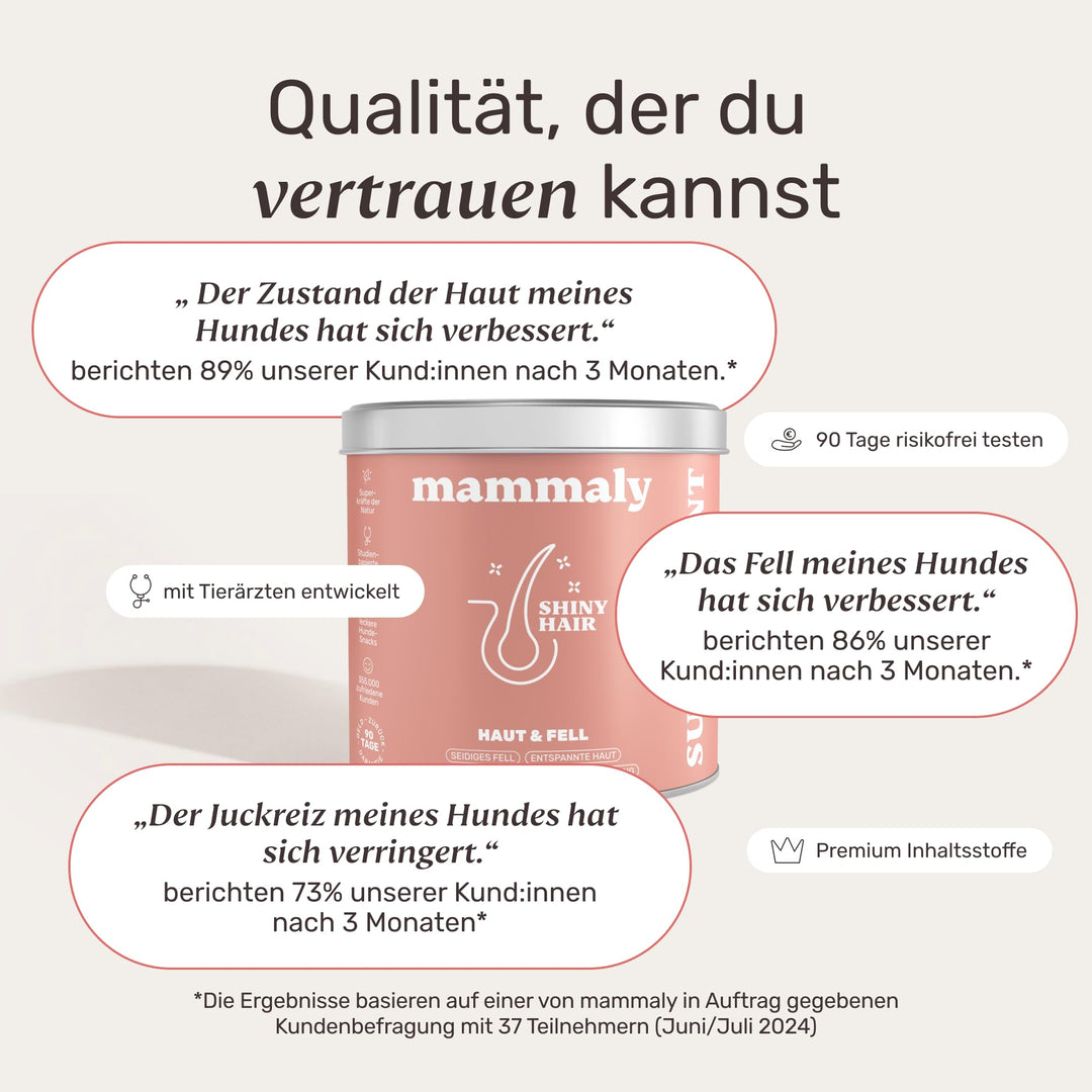 Fellpflege-Snacks Hund mit Nachtkerzenöl, Biotin &amp; Bierhefe 60 Tage - Bild 6