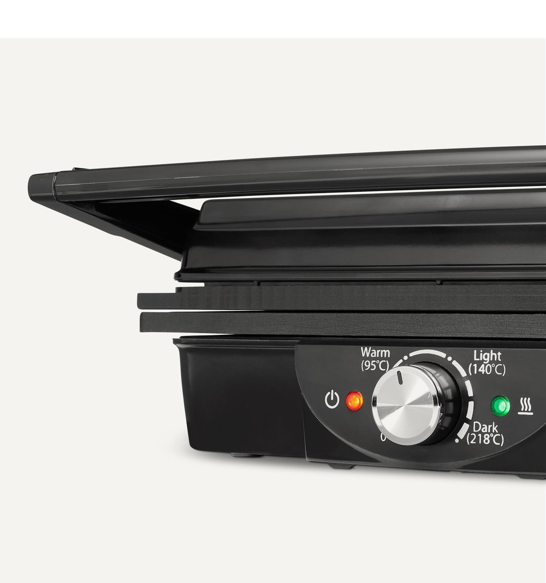Elektrogrill 2000 W mit Antihaftplatten und Temperaturregelung - Bild 3