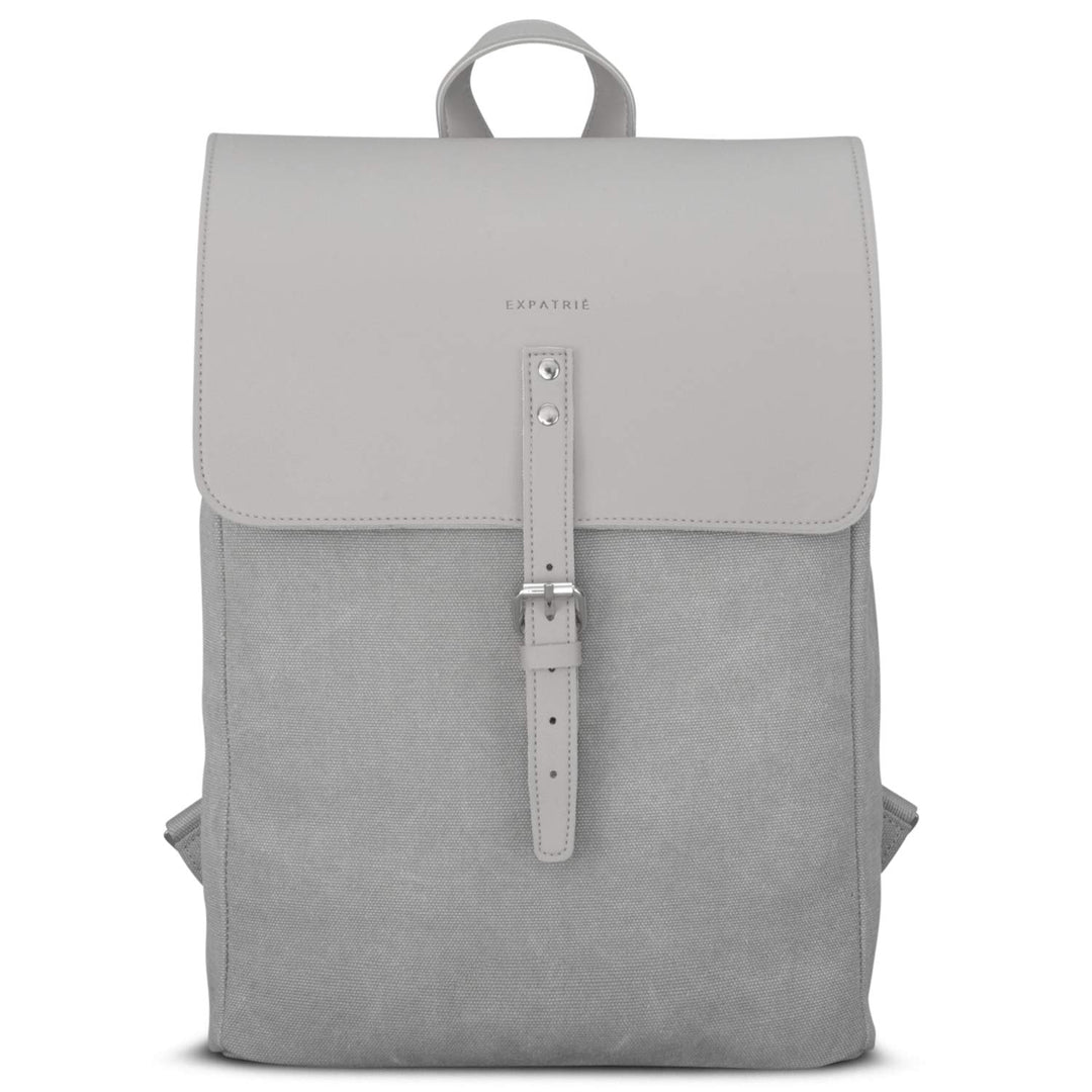 Damenrucksack Grau 10 L mit 13-Zoll-Laptopfach für Alltag
