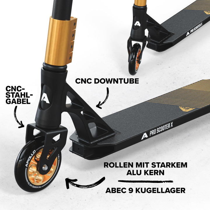 Stunt Scooter Aluminium 110/120mm Alu-Core-Wheels für Skatepark - Bild 2