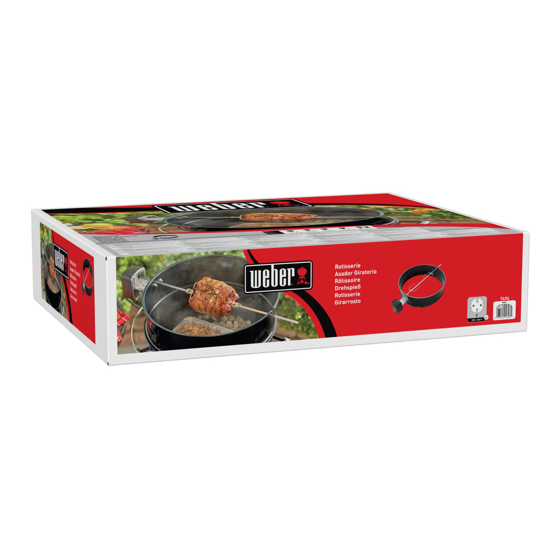 Drehspieß für 57 cm Holzkohlegrill Edelstahl motorbetrieben - Bild 9