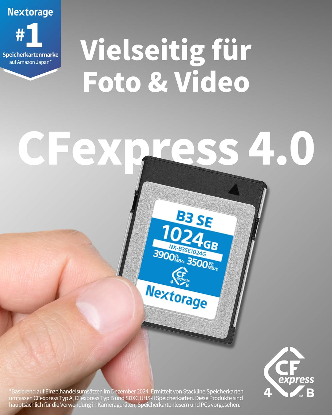 CFexpress 4.0 Typ B Speicherkarte 512GB für Canon Nikon - Bild 2