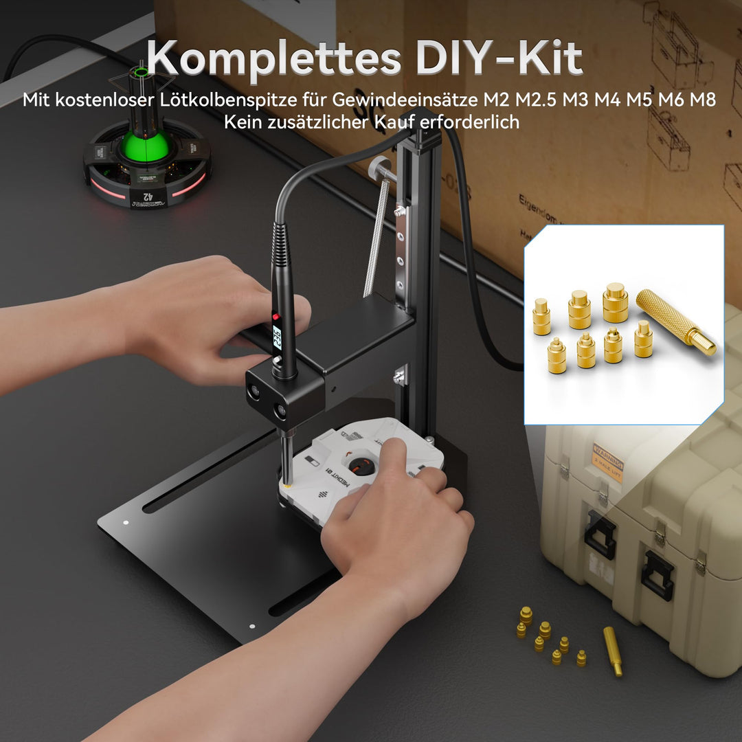Gewindeeinsatz-Einpresswerkzeug 80W Lötkolben Aluminium 3D-Druck - Bild 6