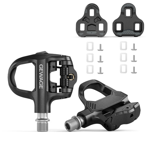 Klickpedale Rennrad Look KEO kompatibel mit Cleats und Montageset