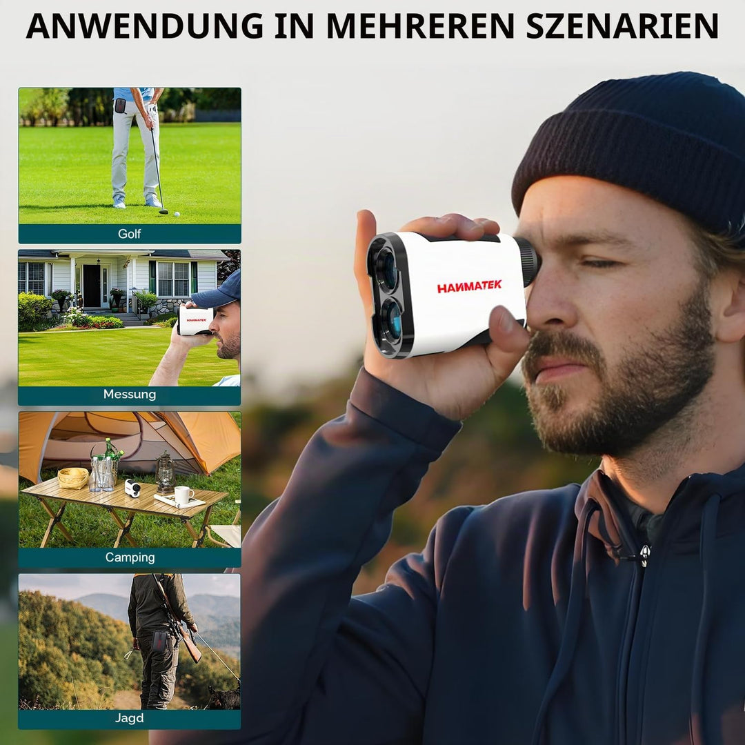 Golf-Entfernungsmesser 1200 Yards Slope-Modus USB-C Akku - Bild 7
