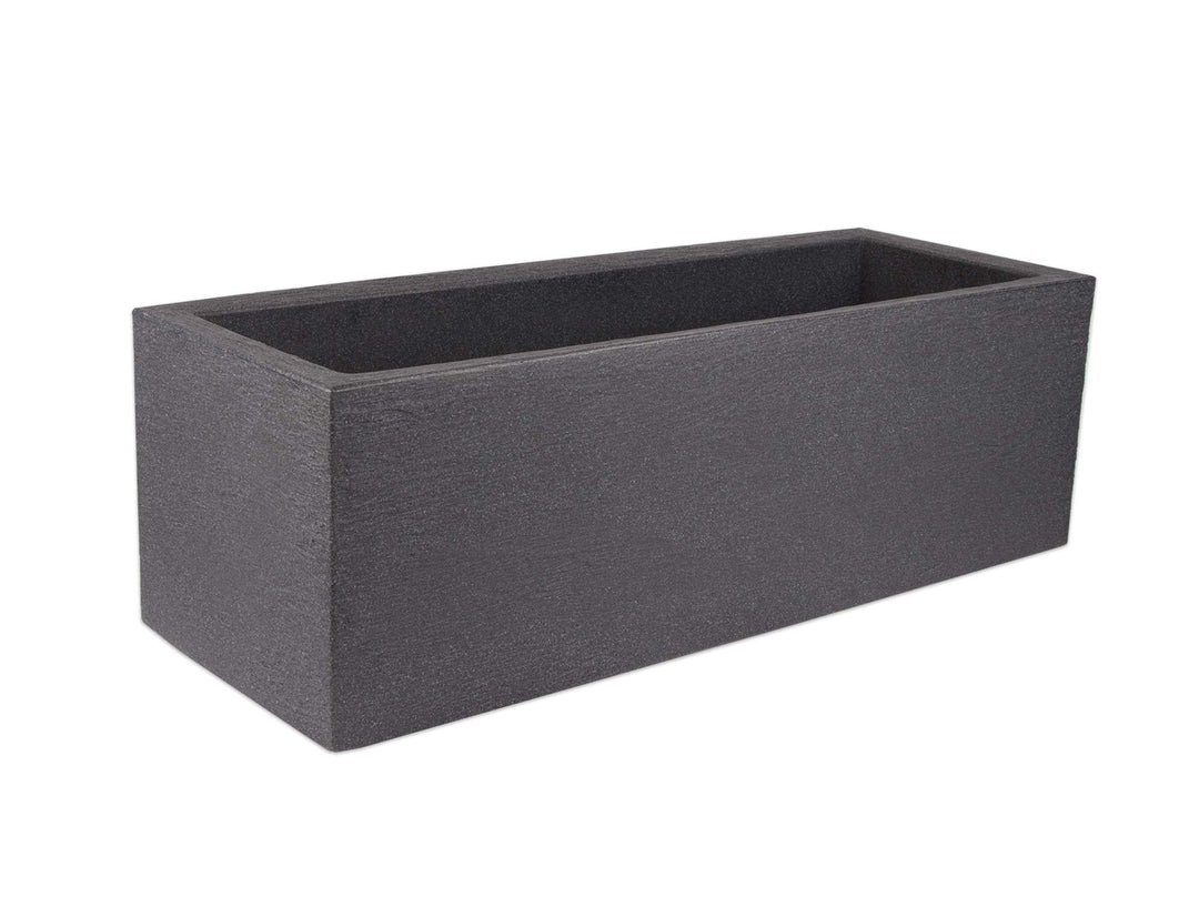 Pflanzkübel Rechteckig 80x30 cm Granitoptik Anthrazit Frostsicher - Bild 4
