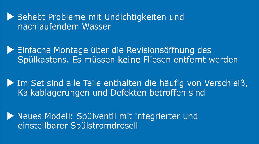 Ersatzteilset Unterputz-Spülkasten UP100 UP300 UP320 Sigma mit Füllventil - Bild 6