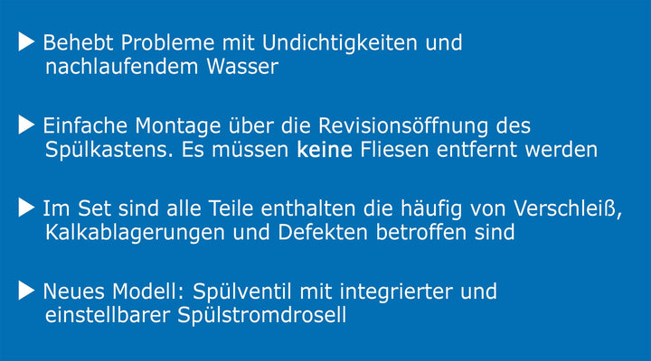 Ersatzteilset Unterputz-Spülkasten UP100 UP300 UP320 Sigma mit Füllventil - Bild 6