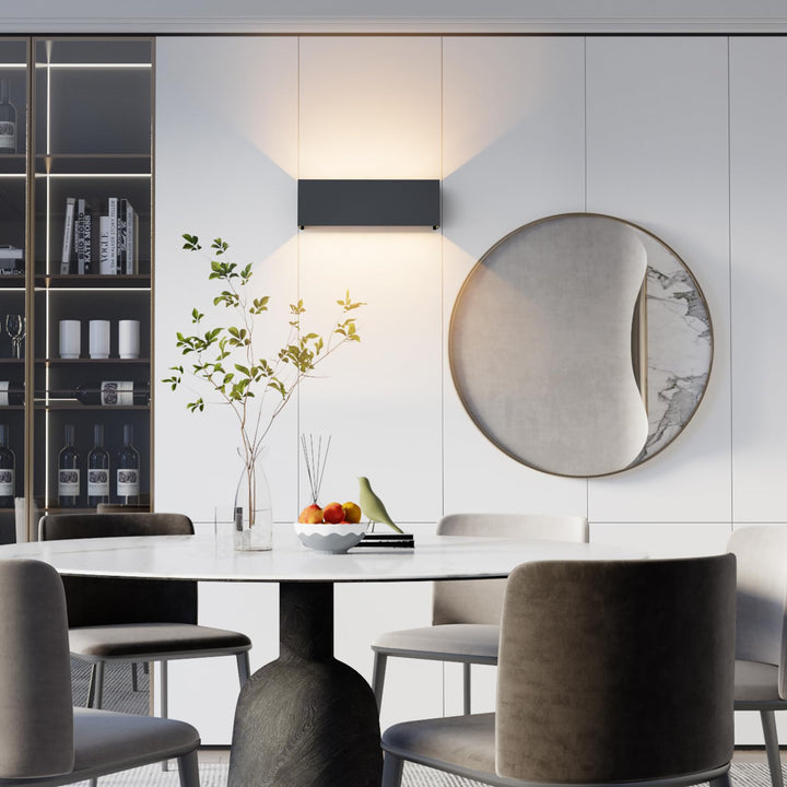 Aussenwandleuchte LED 30W Aluminium IP65 Warmweiss Anthrazit - Bild 6