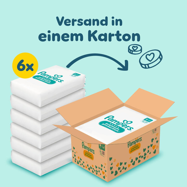 Windeln Grösse 4 (9–14 kg) ultra-weich 186 Stück mit Feuchtigkeitsindikator - Bild 2