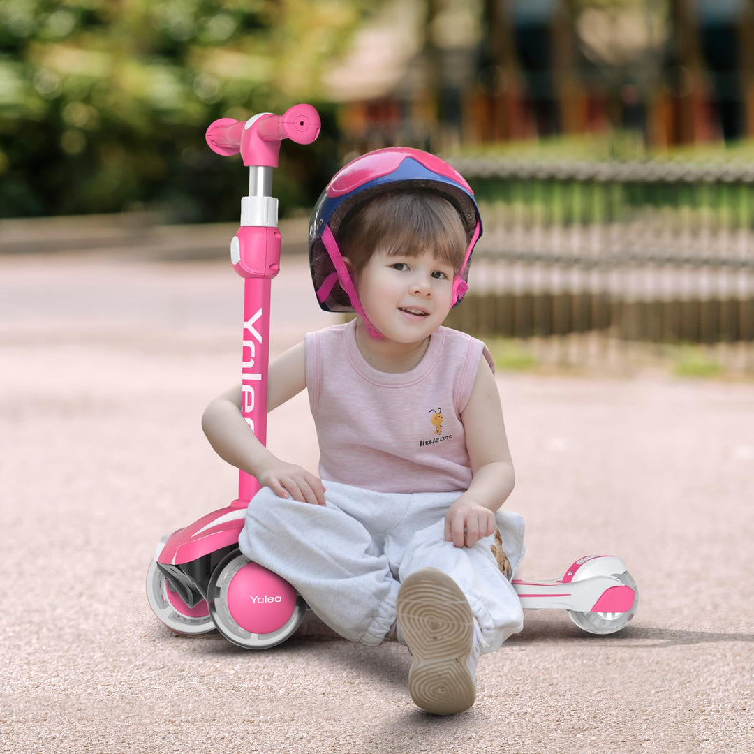 Dreirad-Scooter Kinder klappbar 4-fach höhenverstellbar 3–12 Jahre - Bild 8
