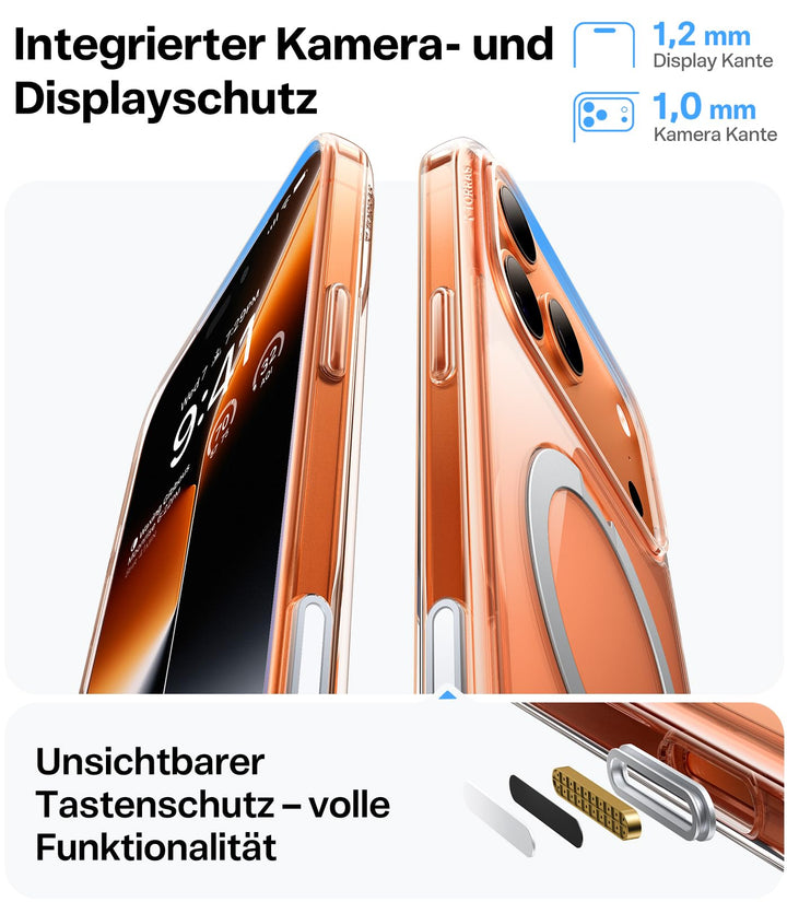 iPhone 17 Pro Hülle transparent mit 360° Ständer &amp; MagSafe - Bild 7