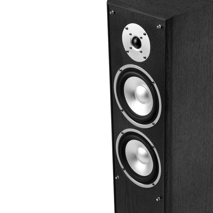 Standlautsprecher 2-Wege HiFi Paar 38Hz–21kHz Bassreflex schwarz - Bild 9