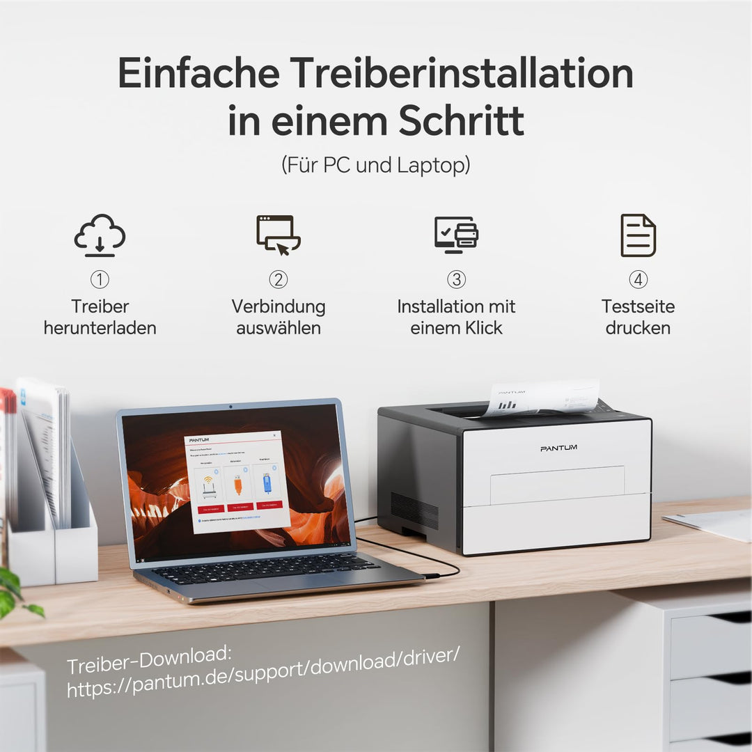 Laserdrucker S/W A4 30 ppm WLAN Duplex mit Starter-Toner - Bild 6