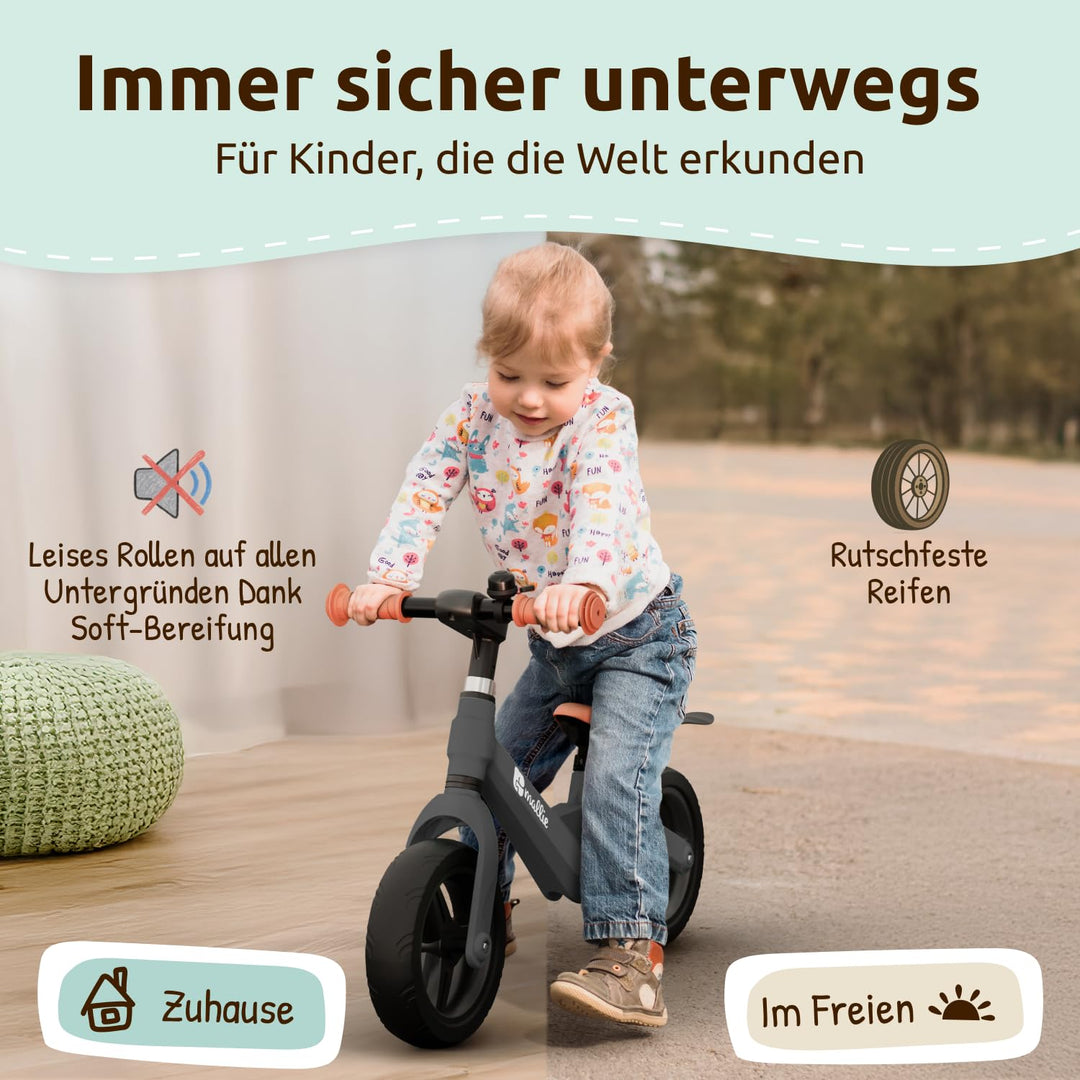 Laufrad Kinder ab 2 Jahre mit Klingel und Spritzschutz höhenverstellbar - Bild 6