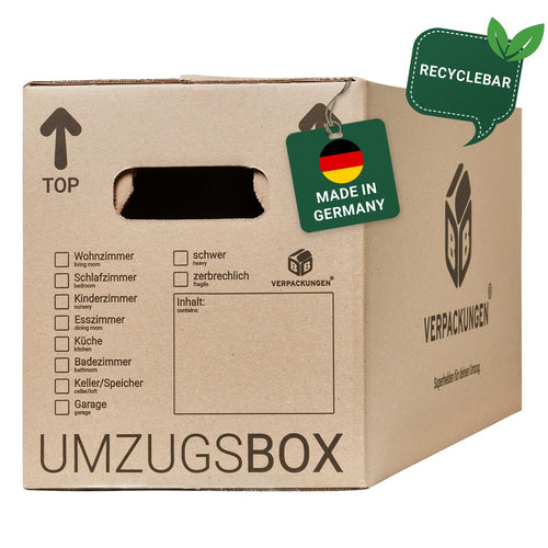 Umzugskartons 30er-Set 2-wellig 63x29x33 cm mit Schmetterlingsboden