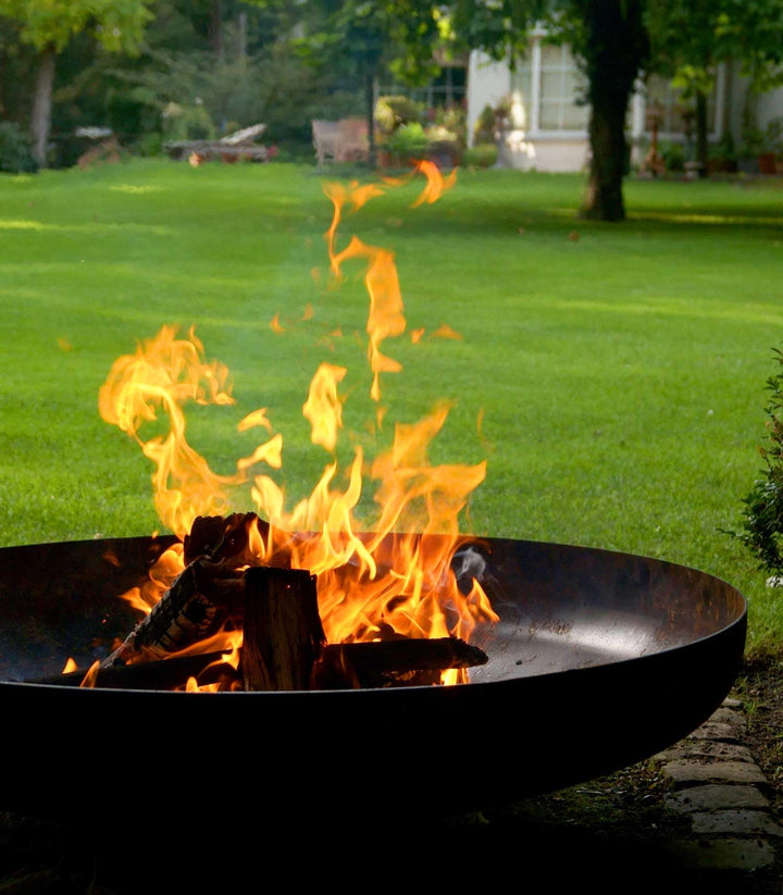 Feuerschale Cortenstahl Ø 60 cm mit Ringfuss für Garten - Bild 3