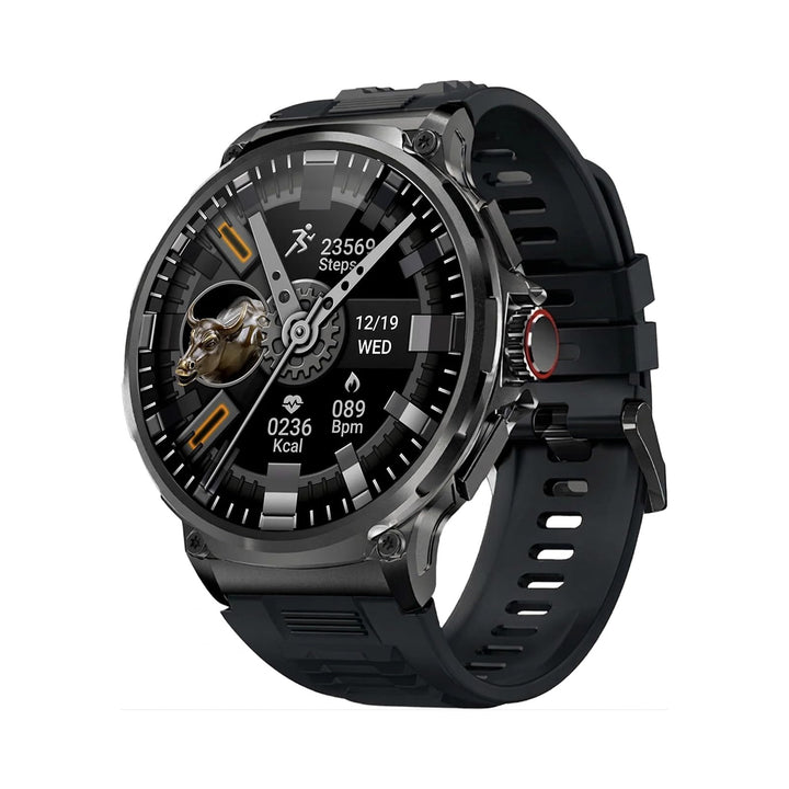 Smartwatch Herren 1,85 Zoll mit Bluetooth-Anruf und Gesundheitsmonitor
