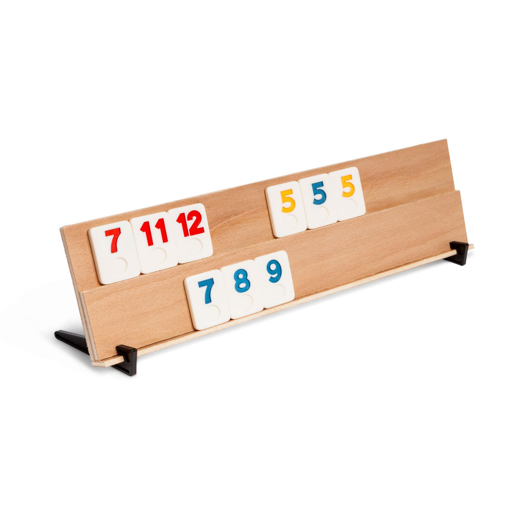 Rummy Holzspiel massives Buchenholz für 4 Spieler - Bild 4