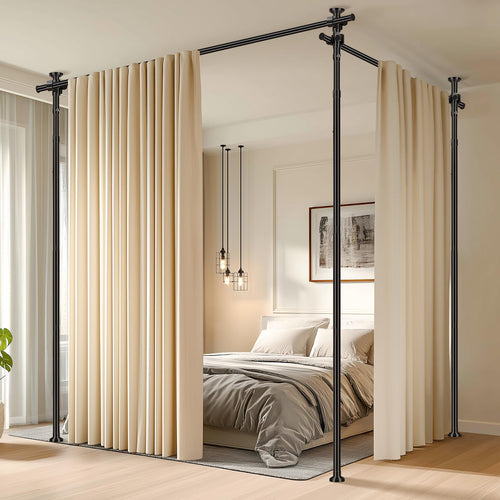 Spannstange Raumteiler ohne Bohren Decke-Boden 110–300 cm Höhe