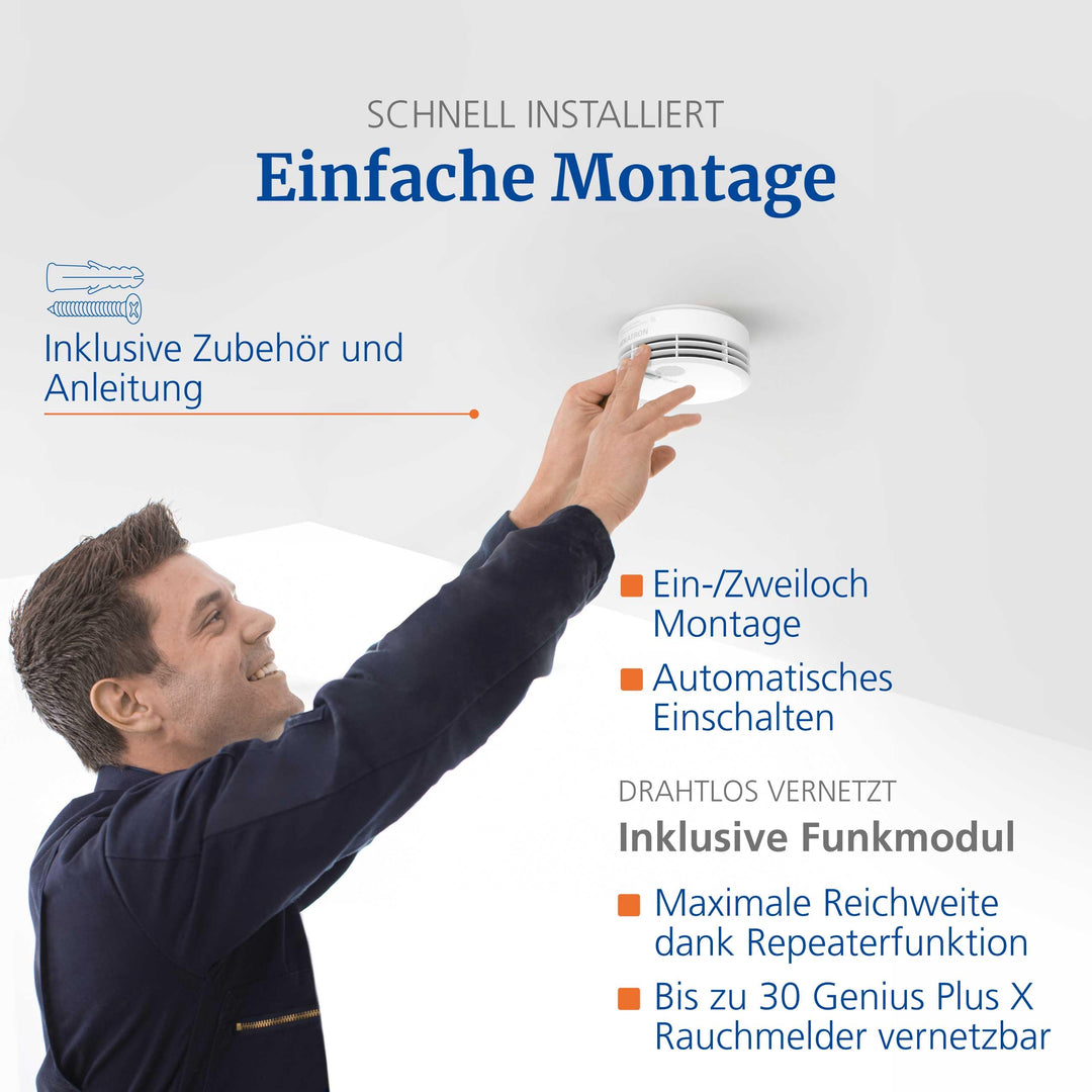 Rauchmelder 10 Jahre Batterie mit App-Funktion 2er-Set - Bild 4