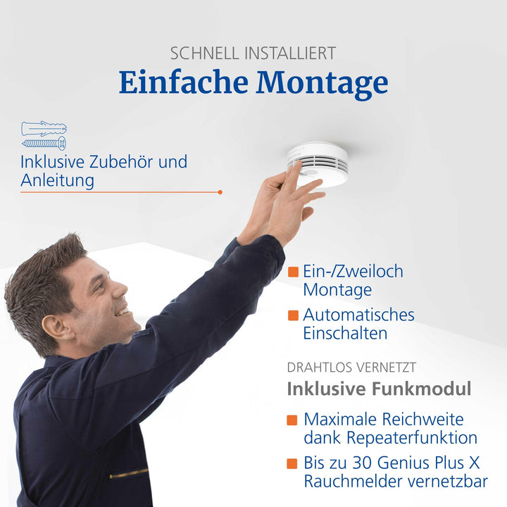 Rauchmelder 10 Jahre Batterie mit App-Funktion 2er-Set - Bild 4