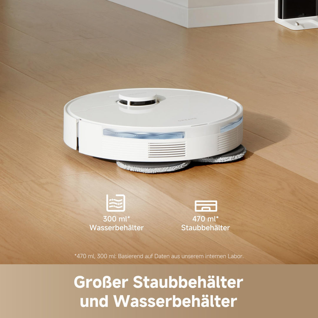 Saugroboter mit Wischfunktion 13.000 Pa Saugkraft für Teppich &amp; Hartboden - Bild 7