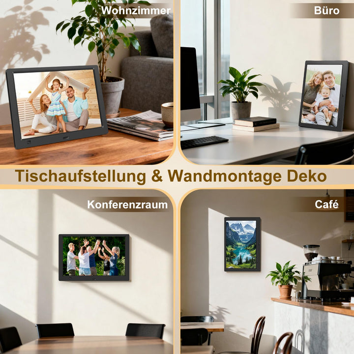 Digitaler Bilderrahmen 10,1 Zoll IPS ohne WLAN mit 32GB USB-Stick - Bild 8