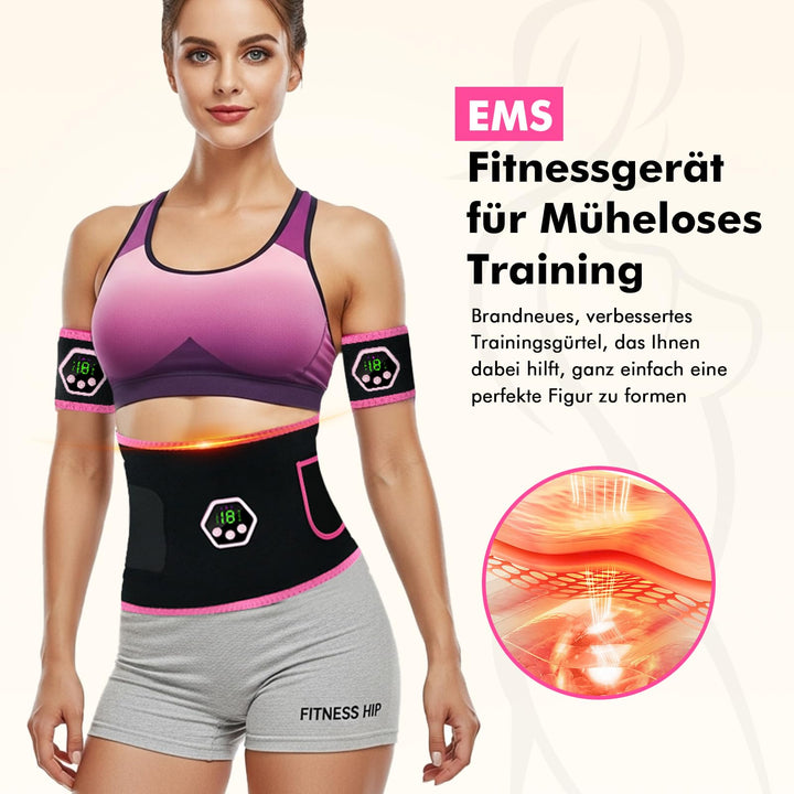 EMS Muskelstimulator 6 Modi 19 Stufen fuer Bauch Arme Beine - Bild 2