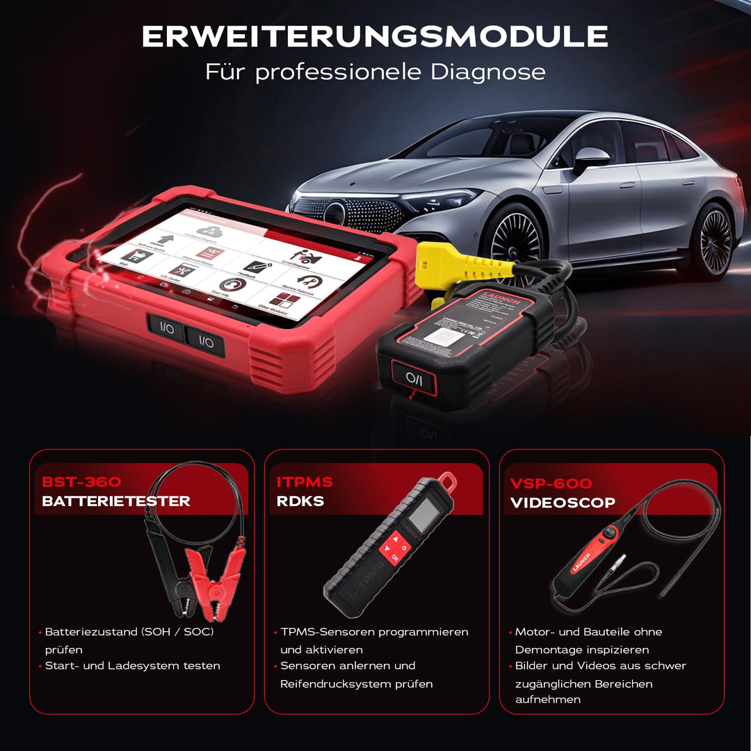 OBD2 Diagnosegerät Vollsystem ECU-Codierung 35+ Servicefunktionen - Bild 5