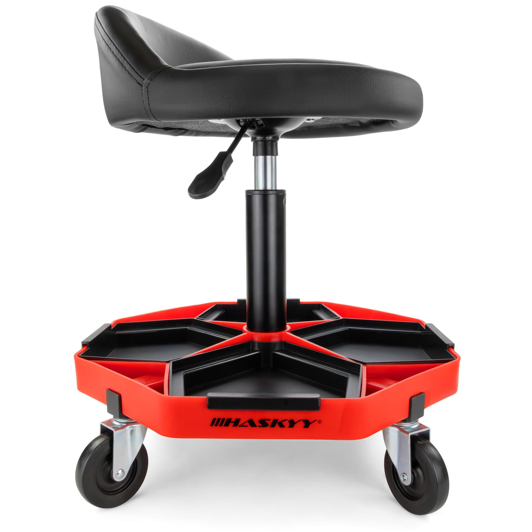 Werkstatthocker mit Rückenlehne höhenverstellbar 43–58 cm bis 150 kg - Bild 5