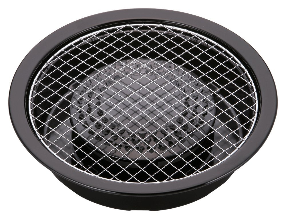 Tischgrill-Aufsatz für Gaskocher rund 250 mm Emaille Stahl
