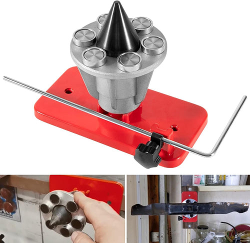 Rasenmähermesser-Auswuchtgerät Aluminium mit 6 Magneten universal
