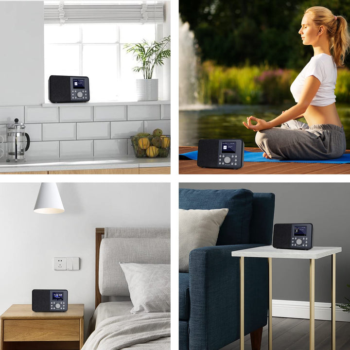 DAB/DAB+ Digitalradio tragbar mit Bluetooth und UKW dunkelgrau - Bild 7